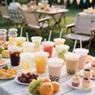 Joyeux 100 Pack 16 oz Clear Plastic Cups with Lids and Straws - Disposable Iced Coffee Cups for Matcha, Milkshakes, Smoothies and to go Drinks 🍁 All In One Marketplace Canada