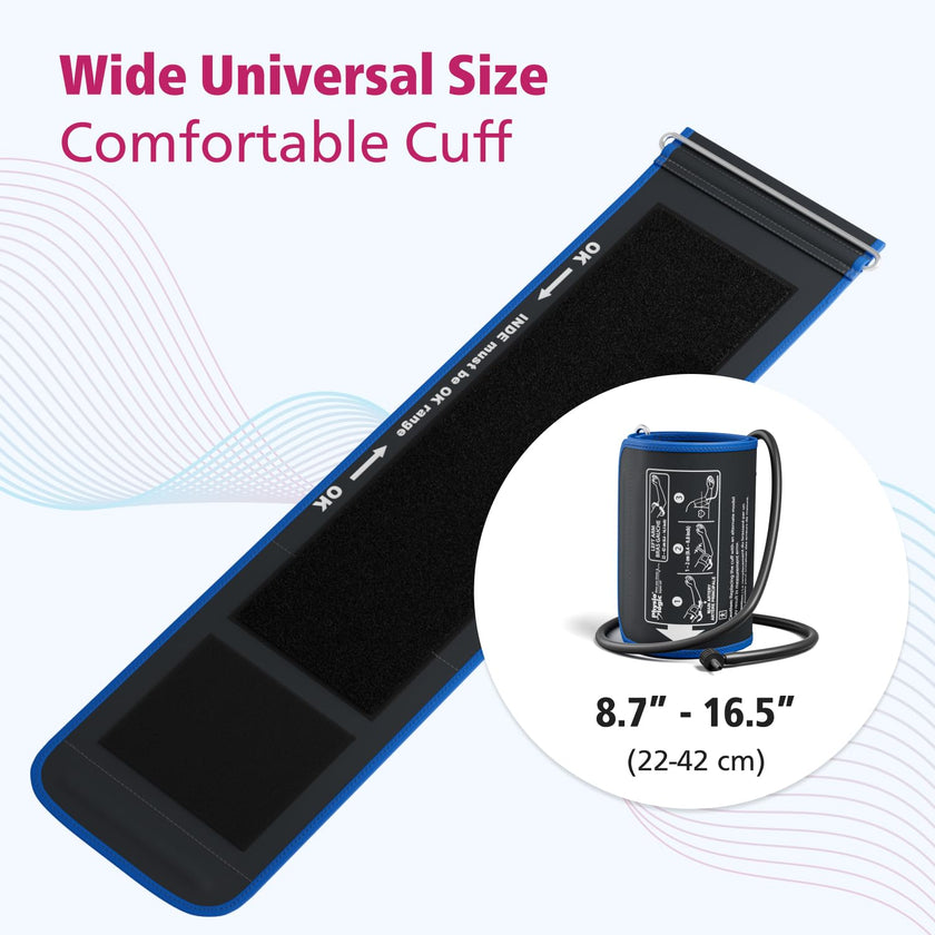 Physio Logic Essentia+ Clinically Accurate, Affordable Blood Pressure Monitor for Home Use, Easy 1-Touch Operation, Premium XL Display, 2-User, 120 Readings, Wide Cuff (22–42 cm), Compact Carry Case 🍁 All In One Marketplace Canada