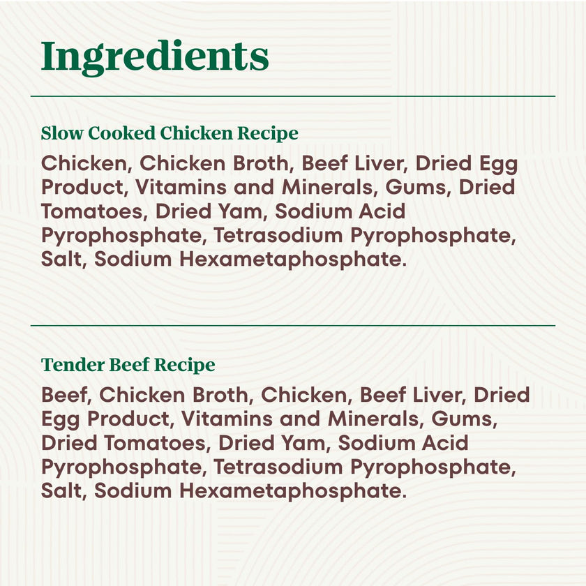 NUTRO Adult Wet Dog Food Paté, 6 Tender Beef, Sweet Potato & Carrot Recipe, 6 Slow Cooked Chicken, Potato, Carrot & Pea Recipe, 12x100g Trays 🍁 All In One Marketplace Canada