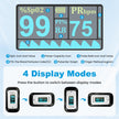 Pulse Oximeter, Oxygen Meter Finger Monitor with Alarm & PI, Finger Pulse Oximeter for SpO2 Blood Oxygen Saturation & Heart Rate, Portable O2 Monitor for Adults & Kids, Batteries & Lanyard Included 🍁 All In One Marketplace Canada