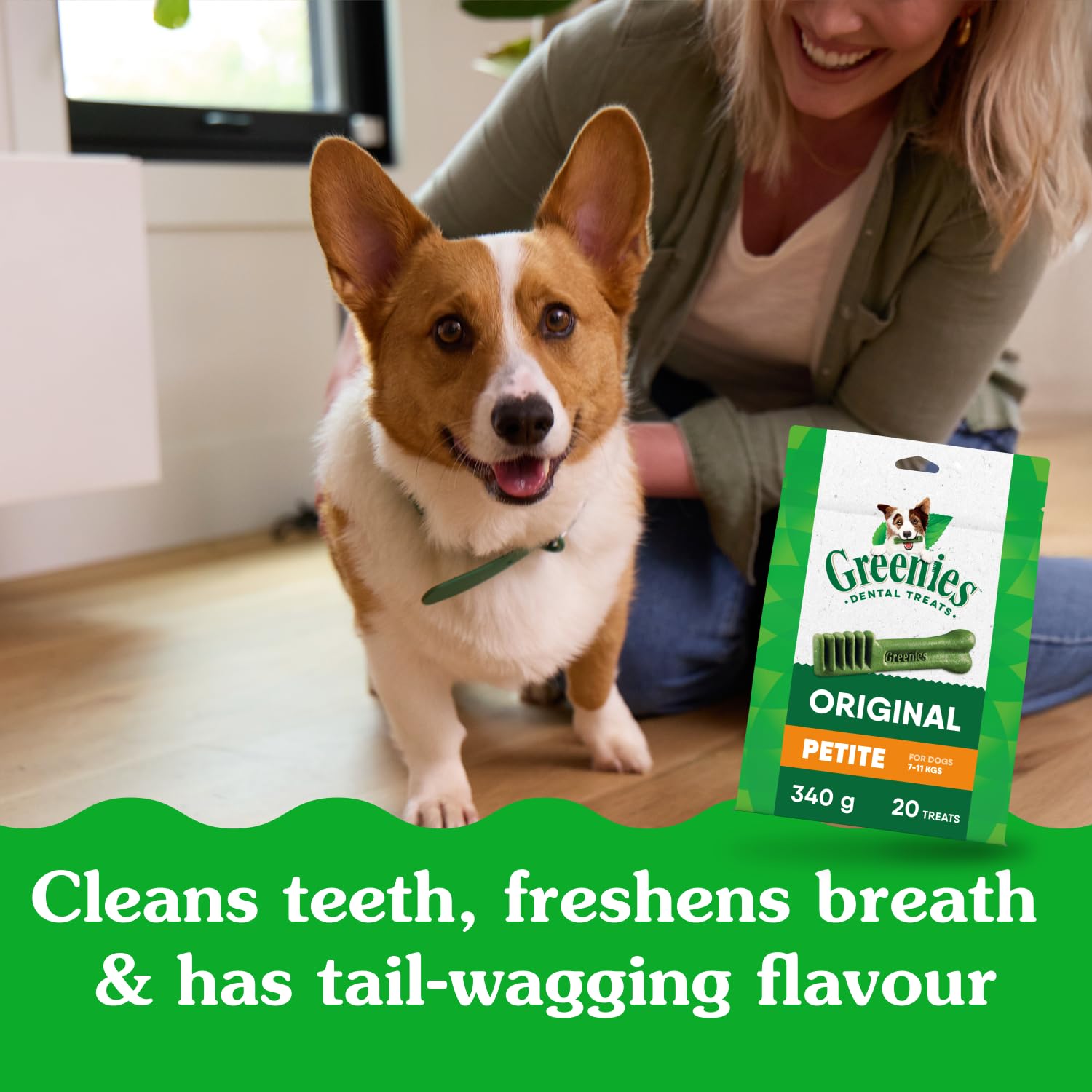 GREENIES Dog Treats Original Petite Natural Dental Care, (45 Treats) 27oz. Pack 🍁 All In One Marketplace Canada
