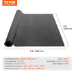 VEVOR Diamond-Plate Rubber Flooring Roll, 3 mm x 4 ft x 8 ft Garage Floor Mat, SBR Rubber Flooring Roll, Easy to Clean, Diamond Plate Mat for Under Cars, Garage Industry Gym, Black 🍁 All In One Marketplace Canada