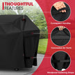 UNICOOK BBQ Cover 60 Inch, Heavy Duty Waterproof Housse BBQ, Special Fade and UV Resistant Outdoor Barbecue Grill Cover, Barbecue Accessories Compatible for Weber Char-Broil Nexgrill and More 🍁 All In One Marketplace Canada