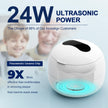 2026 Ultrasonic Retainer Cleaner Machine for Braces, Jewelry, Mouth Guard, 24W Ultrasonic Cleaner with 3 Modes, Suitable for Dental Appliances, Mouth Guard, Night Guard Braces, Jewelry, 200ML Portable Capacity (white) 🍁 All In One Marketplace Canada