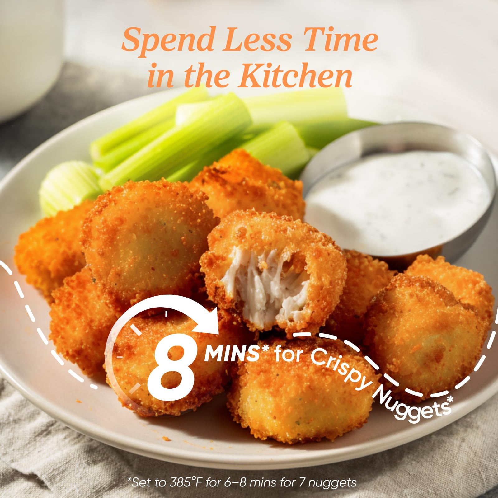 Cosori Lite 2.1 Qt Small Air Fryer, Max 400°F, 4-in-1, 97% Less Oil, Gray 🍁 All In One Marketplace Canada