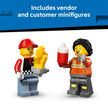 LEGO City Fries Food Truck Building Toy for Kids - Pretend Play Truck Toy for Boys & Girls, Ages 5+ - Mobile Restaurant Playset W/2 Minifigures & Detachable Kiosk - Gift Idea for Birthdays - 60488 🍁 All In One Marketplace Canada