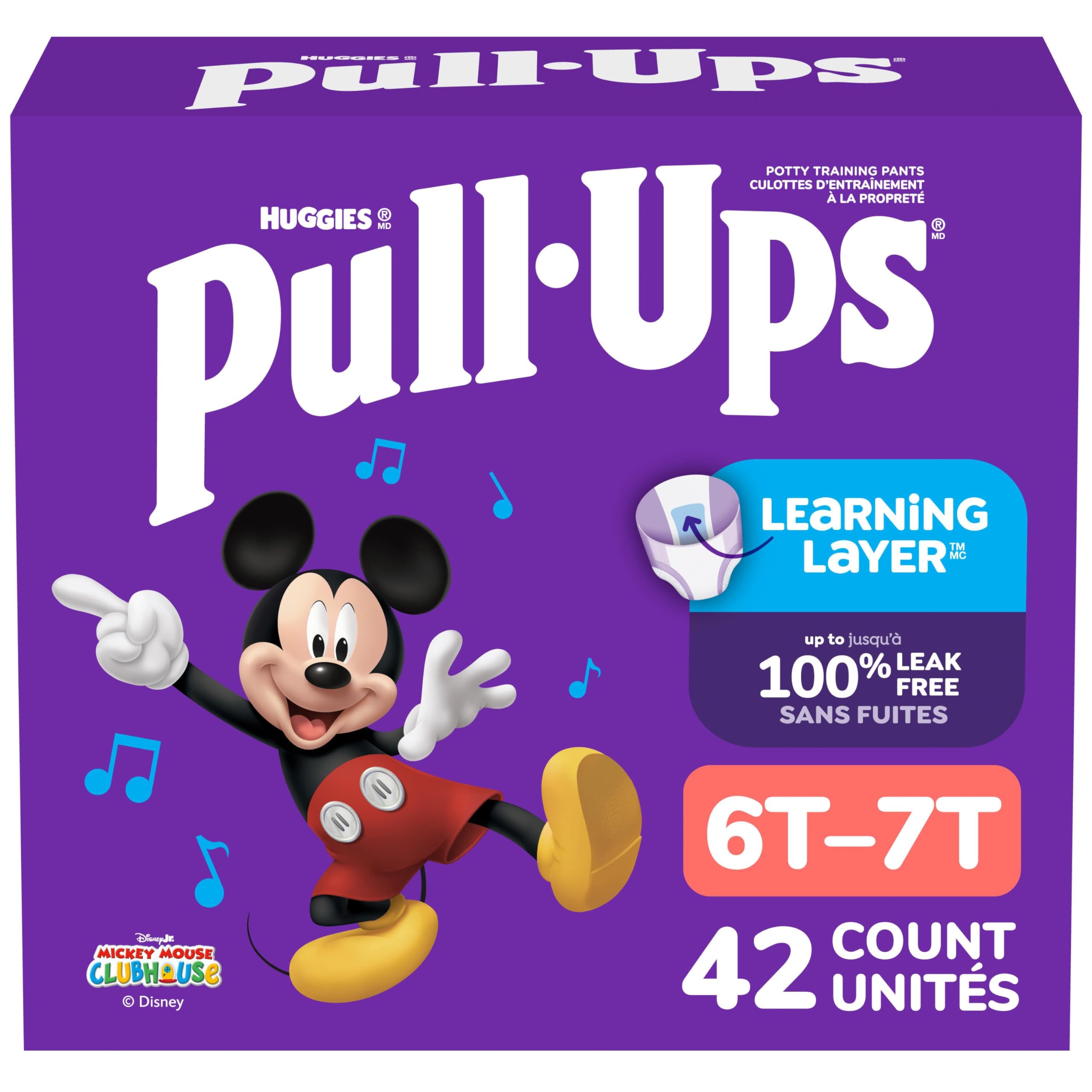 Pull-Ups Boys' Potty Training Pants, Size 6T-7T (55-75 lbs), 42 Count 🍁 All In One Marketplace Canada