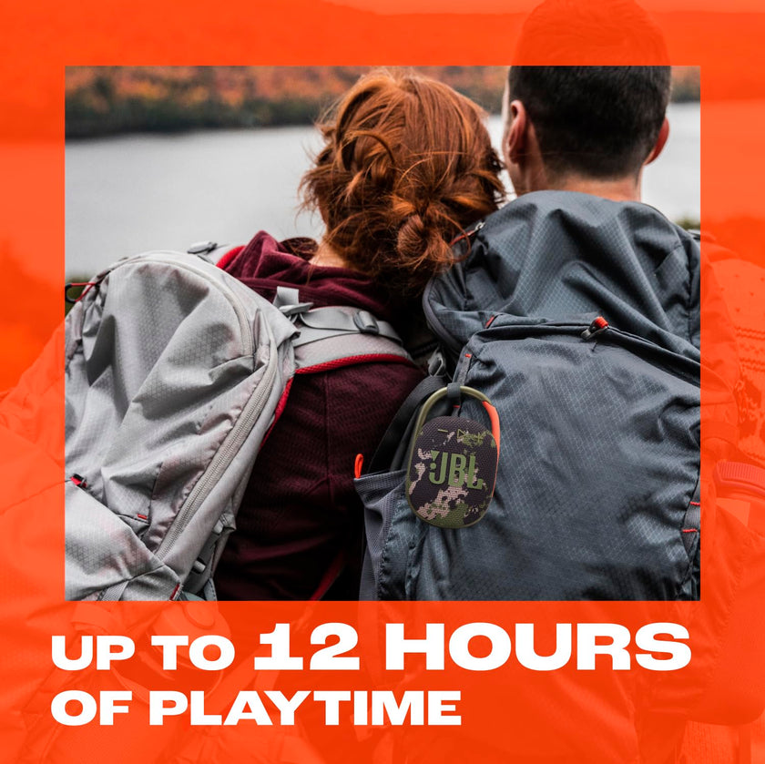 JBL Clip 5 - Ultra-Portable, Waterproof and Dustproof Bluetooth Speaker, Integrated Carabiner, Up to 12 Hours of Play, Made in Part with Recycled Materials (Blue) 🍁 All In One Marketplace Canada