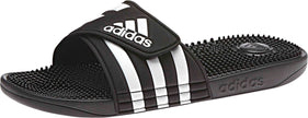 adidas Unisex-Adult Adissage, Core Black/White/Core Black, 13 🍁 All In One Marketplace Canada