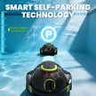 Robotic Pool Cleaner, Cordless Pool Vacuum for Above Ground & Inground Flat Pools with Dual Motors, 150 Min Runtime, Auto-Parking, Powerful Pool Vacuum Robot for Up to 1300 Sq.Ft (Moss) 🍁 All In One Marketplace Canada
