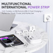 Unidapt European Plug Adapter, Unidapt US to UK Europe Power Strip for EU/UK/US with USB C and 4 USB Ports, 3 AC Outlets, Wall Mountable, 5ft Cord, for Travel Cruise Ship Home (WSS-603) 🍁 All In One Marketplace Canada