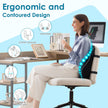 Lumbar Support Pillow for Office Chair Car Lumbar Pillow Lower Back Pain Relief Memory Foam Back Cushion with 3D Mesh Cover Gaming Chair Back Pillow Ergonomic Back Rest for Wheelchair Desk 🍁 All In One Marketplace Canada