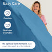 Queen Size 4 Piece Sheet Set - Comfy Breathable & Cooling Sheets - Hotel Luxury Bed Sheets for Women & Men - Deep Pockets, Easy-Fit, Soft & Wrinkle Free Sheets - Denim Blue Oeko-Tex Bed Sheet Set 🍁 All In One Marketplace Canada