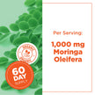 PlantVital Organic Moringa Leaf Capsules - Made in Canada - 1000mg High Potency (500mg per cap) Moringa Pure Capsules for Antioxidant, and Eye Health - Vegan, Non-GMO, Gluten Free (120 Count, 60 Days) 🍁 All In One Marketplace Canada