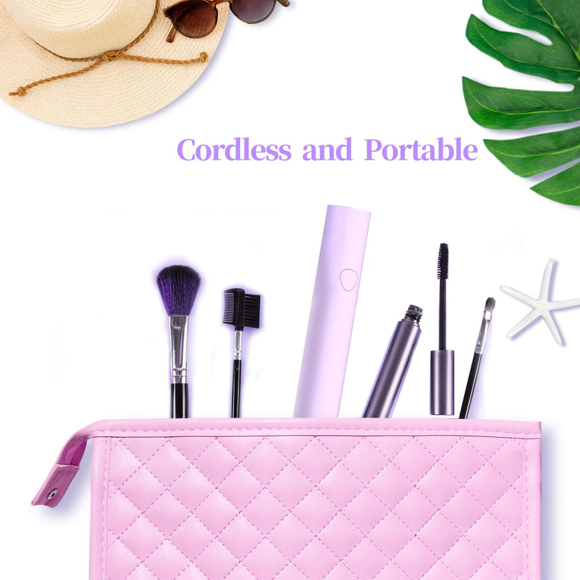 UV Light for Gel Nails, Denabuty Mini U V LED Nail Lamp Handheld with Stand, Portable Nail Dryer Rechargeable USB Cordless, Nail Light with 2 Timers for Fast Drying, Violet 🍁 All In One Marketplace Canada