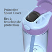 Contigo Kids Aubrey Straw Water Bottle with Leak-Proof Lid, BPA-Free Plastic, Dishwasher Safe, Periwinkle & Amethyst, 14 oz (414 mL) 🍁 All In One Marketplace Canada