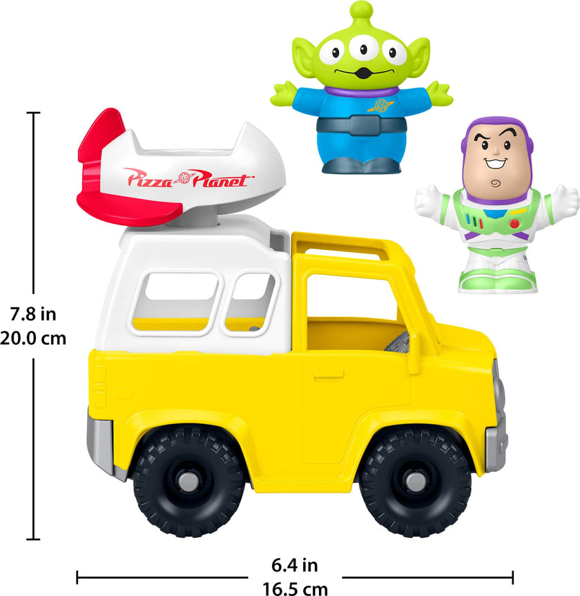 Fisher-Price Little People Toddler Toy Disney & Pixar Toy Story Pizza Planet Truck with Buzz Lightyear & Alien Figures for Kids Ages 18+ Months 🍁 All In One Marketplace Canada