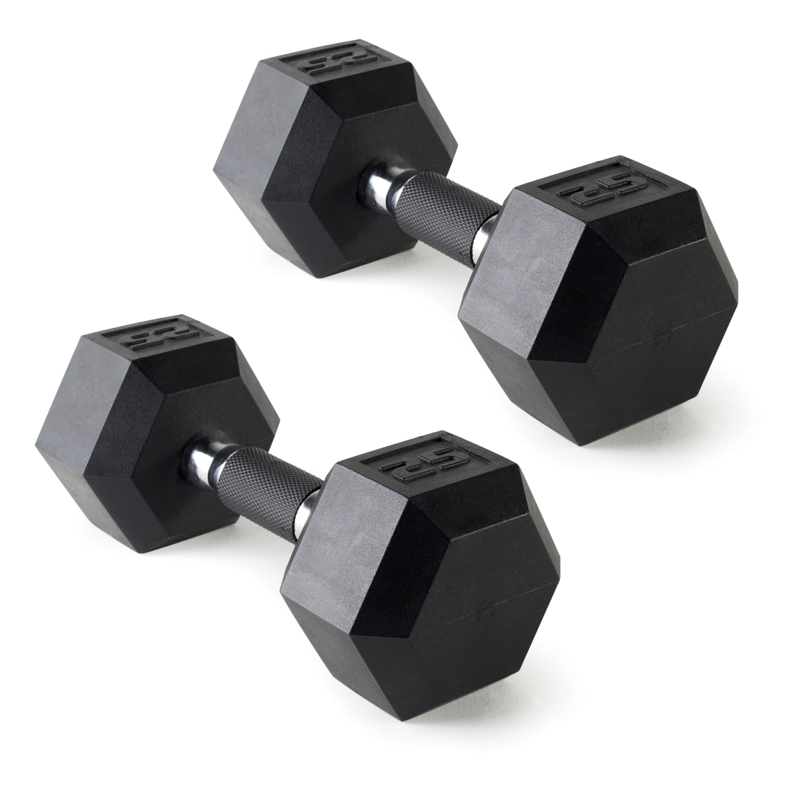 CAP Barbell 25 LB Coated Hex Dumbbell Weight Pair with Padded Grip 🍁 All In One Marketplace Canada