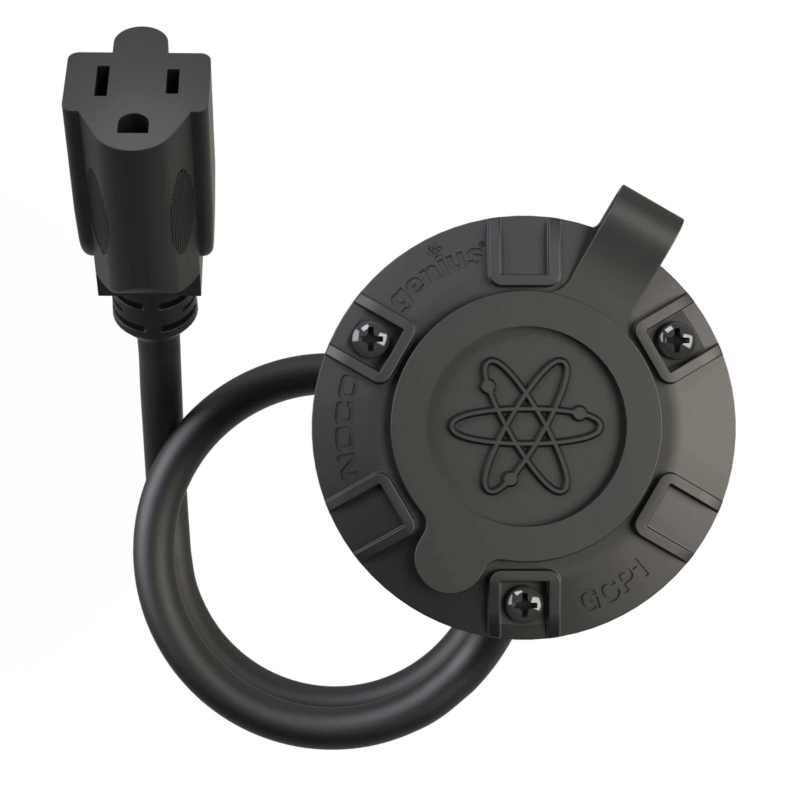 NOCO GCP1 15 Amp AC Port Plug, 125 Volt Power Inlet Socket, and Waterproof Electrical Outlet Receptacle Box with 16-Inch Integrated Outdoor Extension Cord 🍁 All In One Marketplace Canada