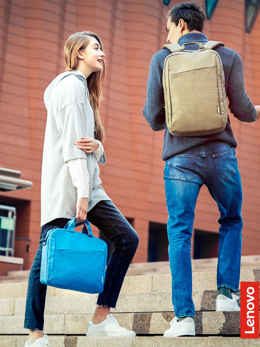 Lenovo Laptop Carrying Case T210, fits for 15.6-Inch Laptop and Tablet, Sleek Design, Durable and Water-Repellent Fabric, Business Casual or School, GX40Q17230 Casual Toploader - Blue 🍁 All In One Marketplace Canada