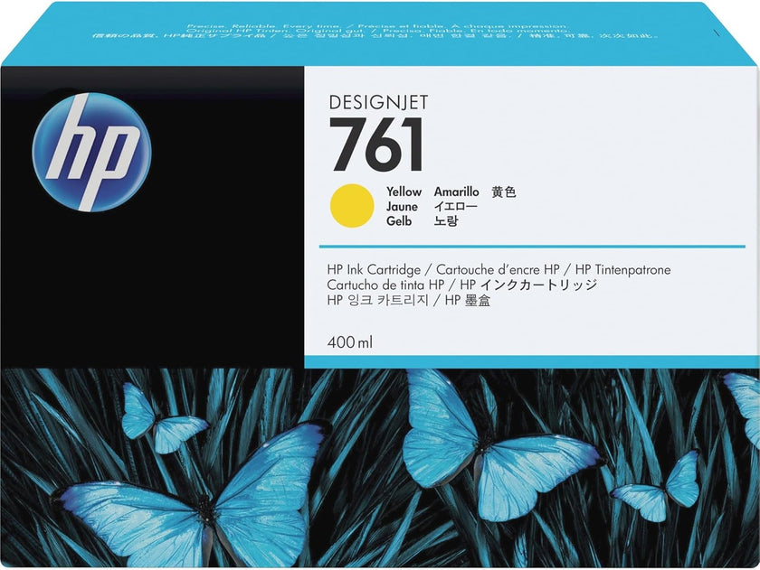 HP 761 (CM992A) 400mL Yellow Original Ink Cartridge