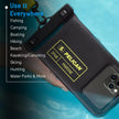 Pelican 2 Pack Marine Waterproof Phone Pouch (Regular) -Black/Hi-Vis Yellow 🍁 All In One Marketplace Canada