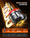 SEALIGHT 2026 Upgraded H11 9005 LED Headlight Bulbs Combo, 1:1 Design 100,000LM 900% Brighter H11/H9 9005/HB3 LED Headlights Conversion Kits, 6500K Cool White, Plug and Play, Non-polarity, Pack of 4 🍁 All In One Marketplace Canada
