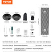 VEVOR Gold Panning Kit with Mini Sluice Box, 12