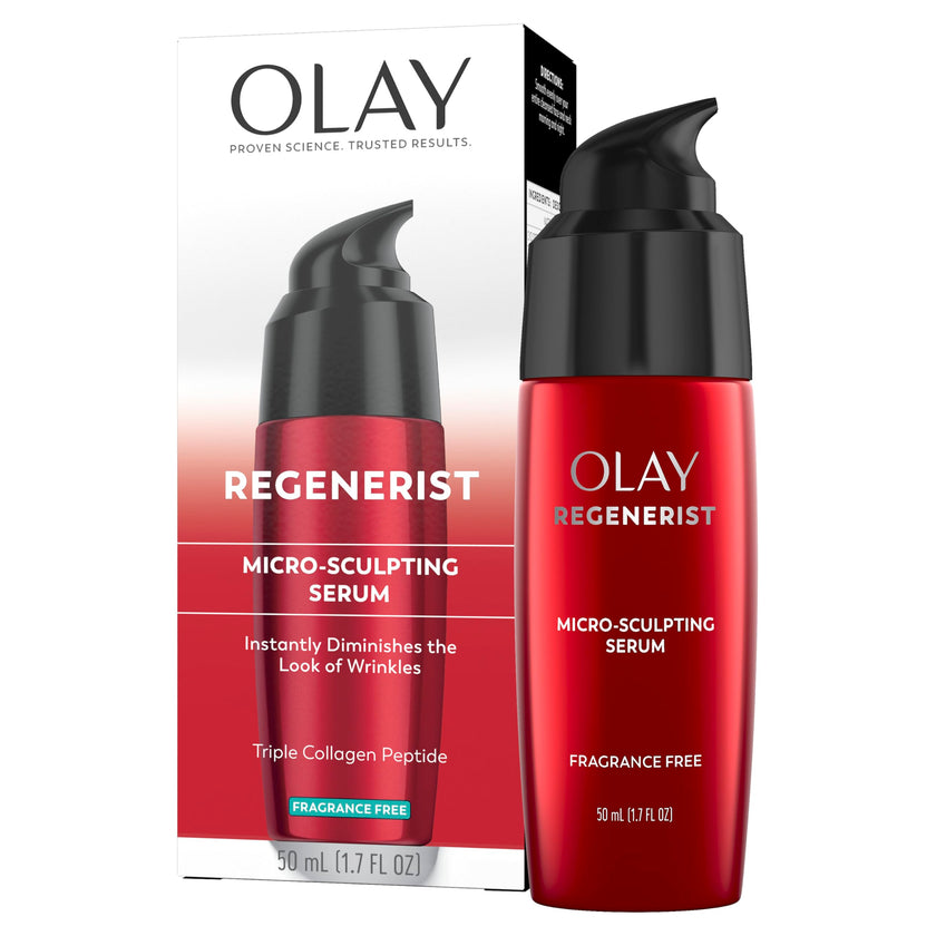Olay Regenerist Micro-Sculpting Serum, Fragrance Free, Anti-aging Serum, 50 mL 🍁 All In One Marketplace Canada