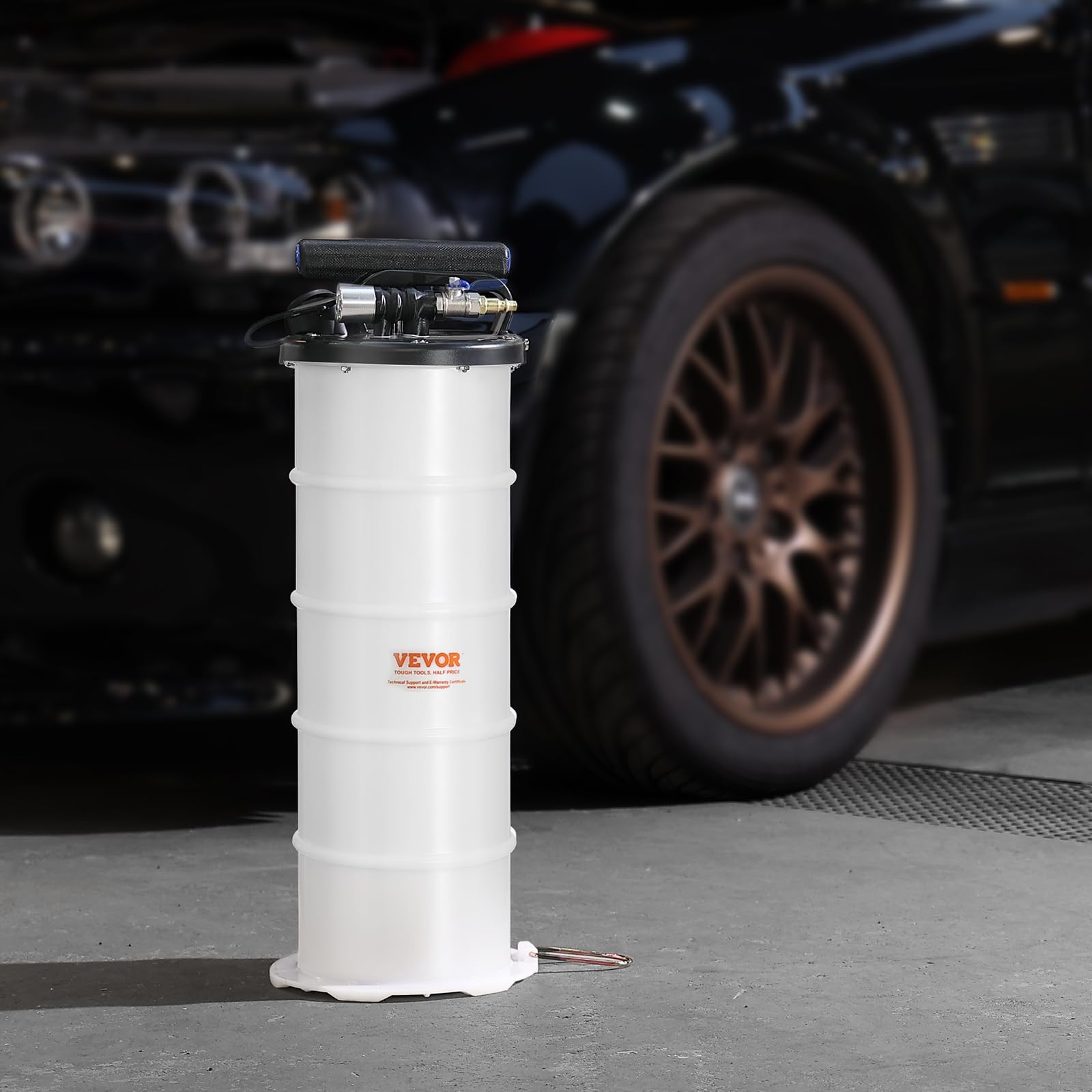 VEVOR Fluid Extractor, 1.74 Gallons (6.5 Liters), Pneumatic/Manual Oil Changer Vacuum Fluid Extractor with Dipstick and Suction Hose, Oil Extractor Change Pump for Automotive Fluids Vacuum Evacuation 🍁 All In One Marketplace Canada
