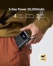 INIU 20000mAh Power Bank, Small 45W PD Fast Charging Portable Charger with Built-in USB C Cable, Flight-Safe Travel External Phone Battery Pack for iPhone 17 16 Pro Max Samsung S25 S26 Google iPad etc 🍁 All In One Marketplace Canada
