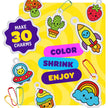 Dan&Darci Shrink Art Craft Kit for Girls and Boys Ages 6-12 - Shrink Magic Charm Making Kit with 30 Pre-Cut Shrink Plastic Templates - Kids Craft Birthday Gift for 7 8 9 10 Year Olds 🍁 All In One Marketplace Canada