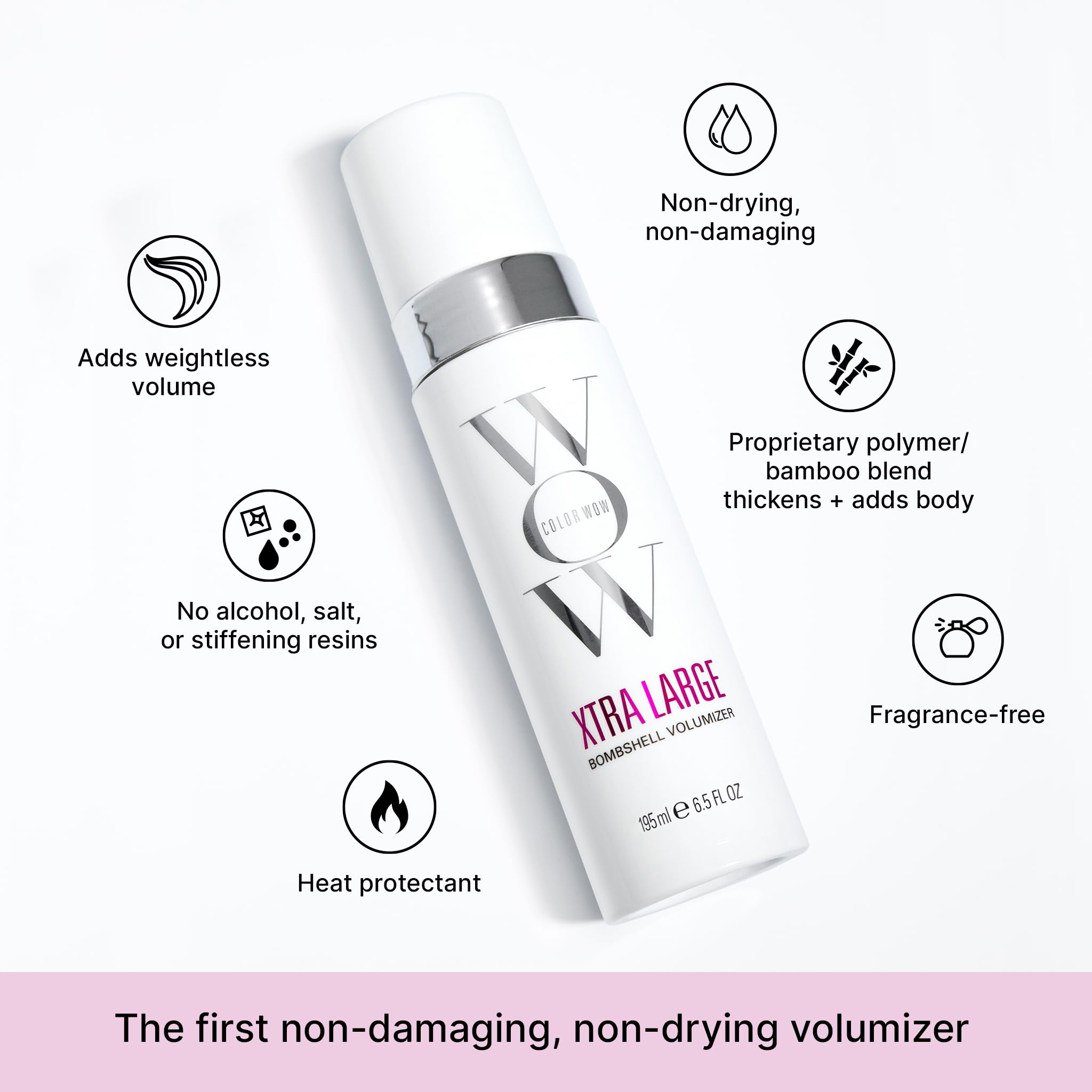 COLOR WOW Xtra Large Bombshell Volumizer – New Alcohol-Free Technology for Lasting Volume and Thickness 🍁 All In One Marketplace Canada