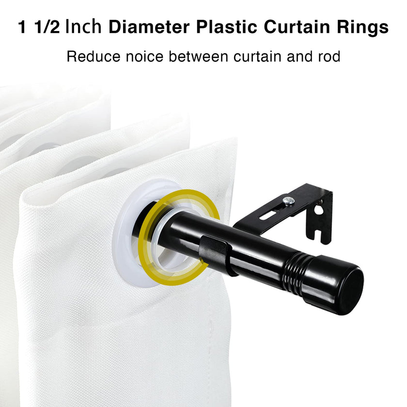 Extra Long Curtain Rods for Windows 28 to 144 inch, 1