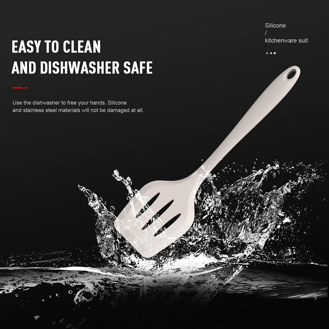Silicone Cooking Utensils Set - 446°F Heat Resistant Kitchen Utensils,Turner Tongs,Spatula,Spoon,Brush,Whisk,Kitchen Utensil Gadgets Tools Set for Nonstick Cookware,Dishwasher Safe (BPA Free) 🍁 All In One Marketplace Canada