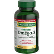 NATURE'S BOUNTY Omega-3 Fish Oil, 1000 mg, Softgels, 262.1 g 🍁 All In One Marketplace Canada