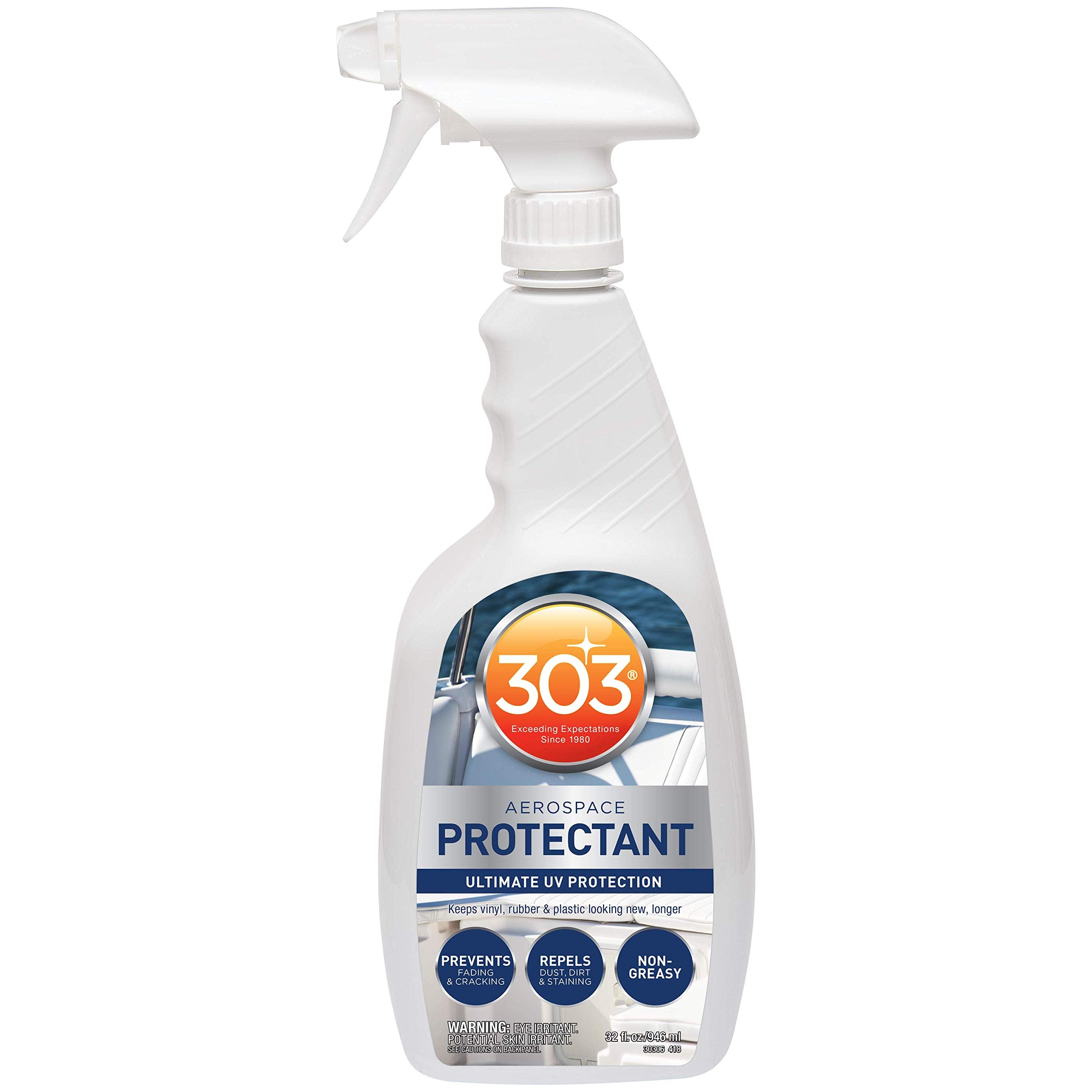 303 Marine Aerospace Protectant - Provides Superior UV Protection, Repels Dust, Dirt, and Staining, Dries to A Smooth, Matte Finish, Restores and Maintains A Like-New Appearance, 32oz (30306) 946 ml (Pack of 1) 🍁 All In One Marketplace Canada