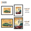 upsimples 12x16 Picture Frame, Display Pictures 8.5x11 with Mat or 12x16 Without Mat, Wall Hanging Photo Frames, Black 🍁 All In One Marketplace Canada