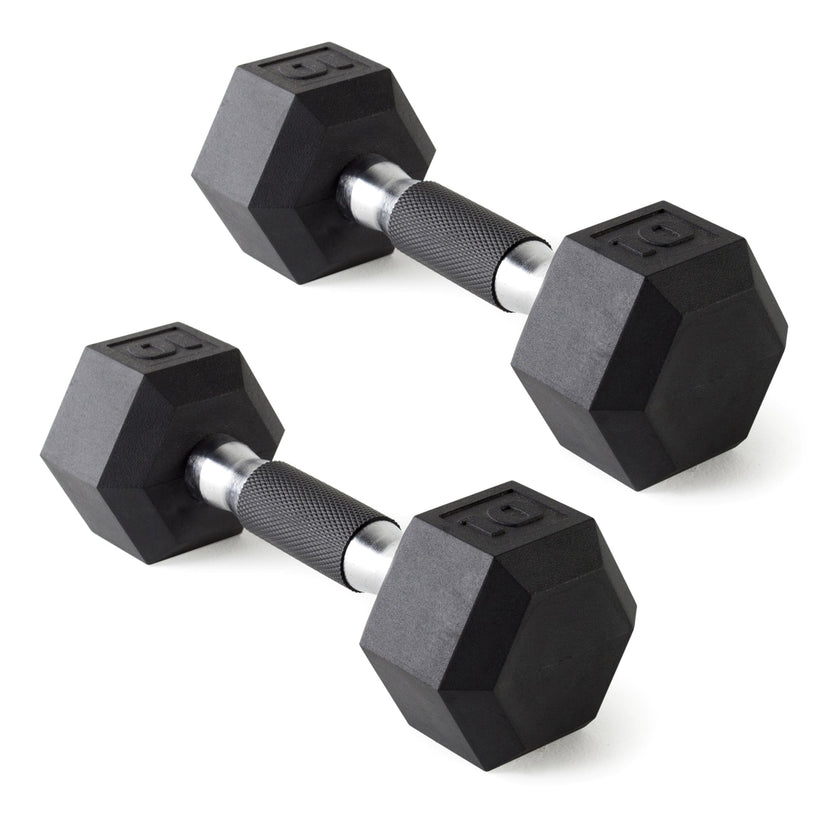 CAP Barbell 10 LB Coated Hex Dumbbell Weight Pair with Padded Grip 🍁 All In One Marketplace Canada