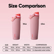Owala FreeSip Sway Insulated Stainless Steel Water Bottle with Two-Way Spout, Built-In Straw and Bucket Handle, Made for Travel, School, and Sports, 30oz, BPA Free, Leak Proof, Angel Food Cake 🍁 All In One Marketplace Canada