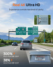 70mai 4K Front Dash Cam Built in WiFi, Smart Dash Camera for Cars, WDR, Night Vision, iOS/Android Mobile App, WDR, Night Vision, Loop Recording, Parking Monitor, Time-Lapse (M310 Plus 4K) (2160P) 🍁 All In One Marketplace Canada