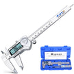 Kynup Digital Caliper, Calipers 6 Inch Measuring Tool with Stainless Steel, IP54 Splash Proof Protection Design, Easy Switch from Inch Metric Fraction, Large LCD Screen (150mm) 🍁 All In One Marketplace Canada