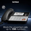 VTech DECT 6.0 1-Handset Corded/Cordless Phone for Home with Answering Machine, Call Blocking, Caller ID, Large Backlit Display, Duplex Speakerphone, Intercom, Landline Line-Power: VG208 🍁 All In One Marketplace Canada