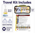 LifeVac Travel Kit (Canadian Version) - Choking Rescue Device, Portable Suction Rescue Device First Aid Kit for Kids and Adults, Portable Airway Suction Device | Anti Choking Device for Children and Adults 🍁 All In One Marketplace Canada