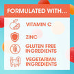 Emergen-C Immune Support Gummies, A Boost of Vitamins and Minerals, Orange, Tangerine & Raspberry Mix, 45 Gummies 🍁 All In One Marketplace Canada