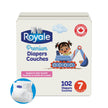 Royale Premium Diapers, Size 7 (41+ lb), 102 Count, Disposable Baby Diapers (Packaging may vary) 🍁 All In One Marketplace Canada