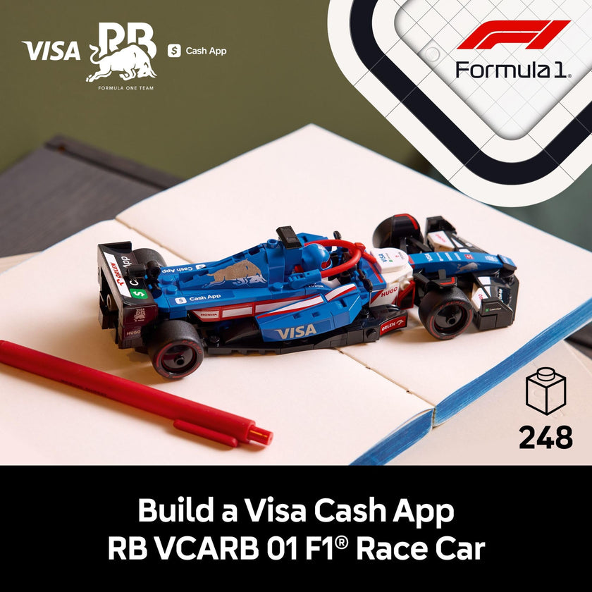 LEGO Speed Champions Visa Cash App RB VCARB 01 F1 Race Car Model Kits - Building Sets for Adults, Ages 18+ W/Realistic Features - F1 DIY Crafts for Display - Gift Ideas for F1 Fans - 77246 🍁 All In One Marketplace Canada