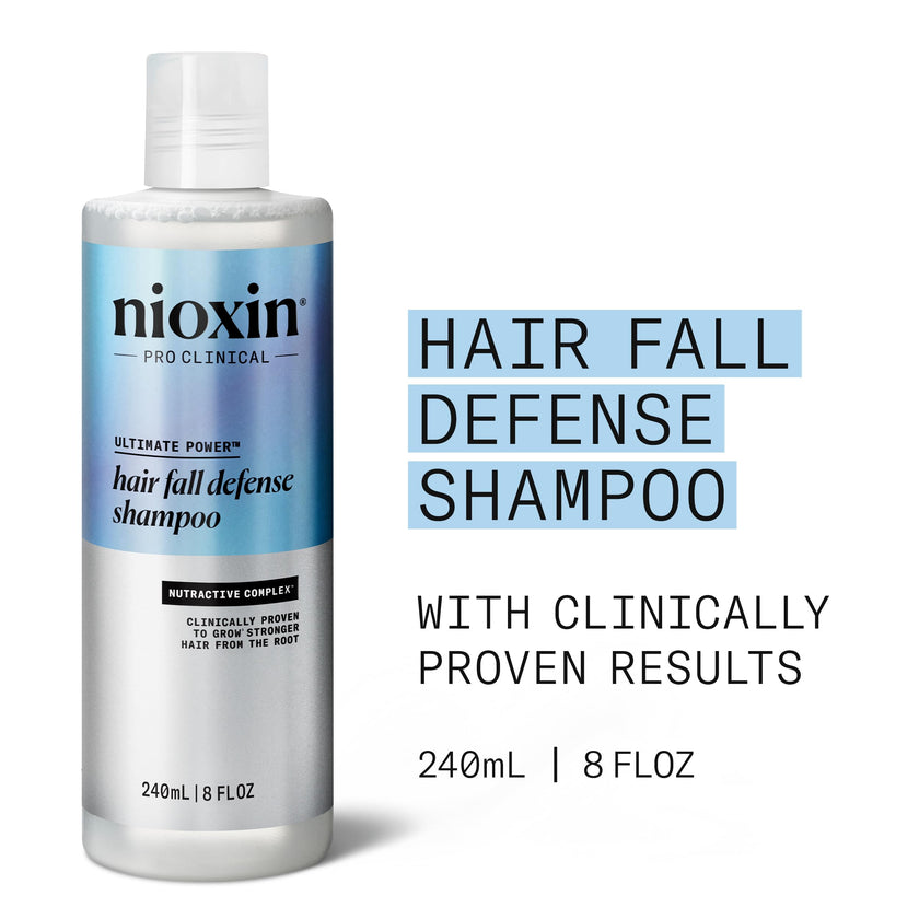 Nioxin Fall Defense Shampoo | Activates Follicles for Visibly Less Hair Loss | With Niacinamide, Caffeine, Lauric Acid & Sandalore | 8.1 Fl Oz 🍁 All In One Marketplace Canada