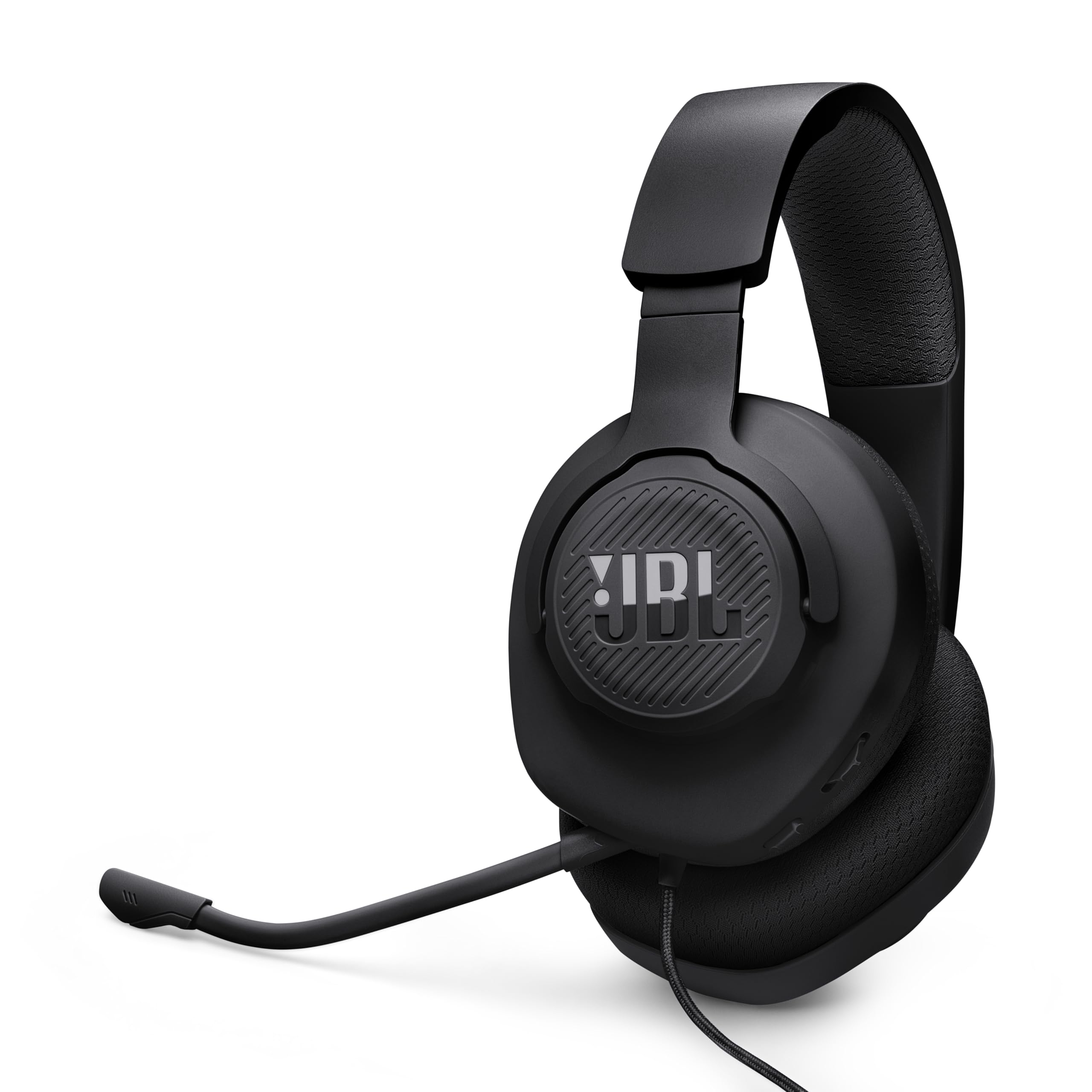 JBL Quantum 100M2 - Wired Over-Ear Gaming Headset with omnidirectional, Detachable mic with Mute Option and Fabric-Covered Memory Foam Ear Cushions, Compatible with All Platforms (Black) 🍁 All In One Marketplace Canada