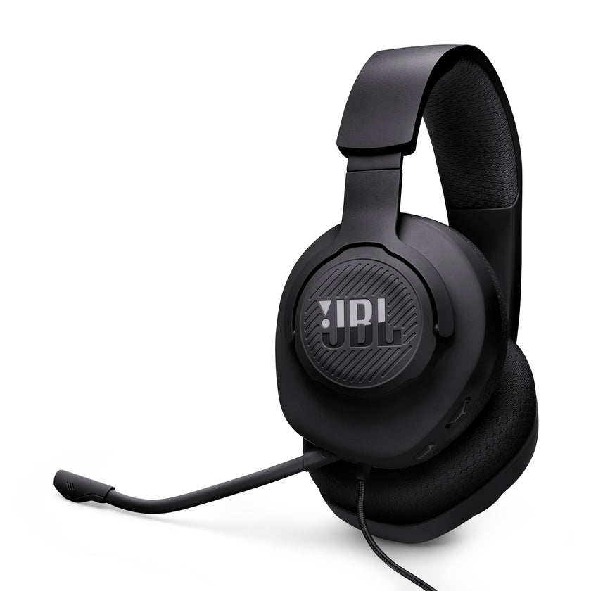 JBL Quantum 100M2 - Wired Over-Ear Gaming Headset with omnidirectional, Detachable mic with Mute Option and Fabric-Covered Memory Foam Ear Cushions, Compatible with All Platforms (Black) 🍁 All In One Marketplace Canada